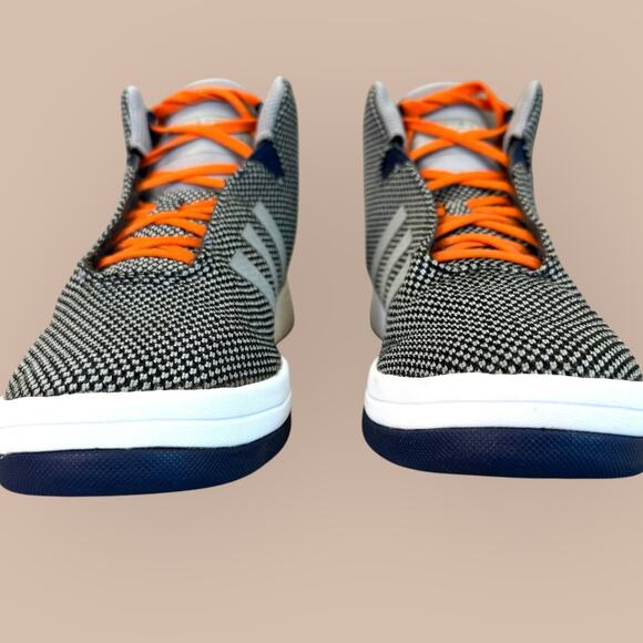 Adidas Mens Veritas Mid Top Sneaker Athletic Shoes Size 9 Woven Gray Fit Foam - Picture 3 of 11